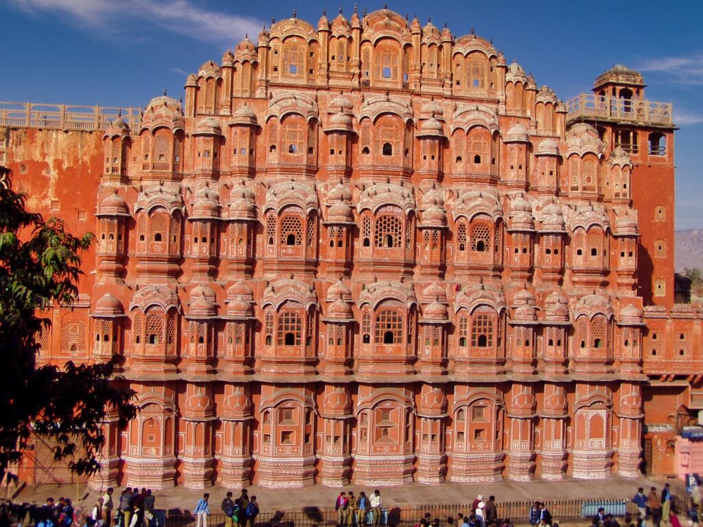 Luxury Heritage Tour Rajasthan – Hawa Mahal Jaipur front view