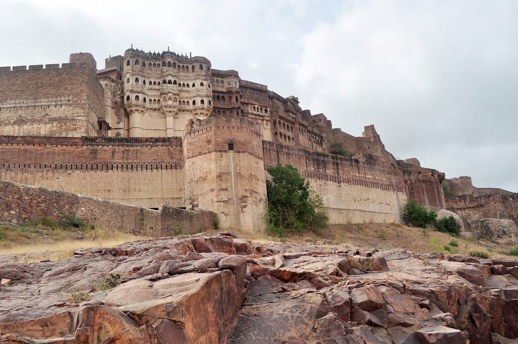 Luxury Heritage Tour Rajasthan – Mehrangarh Fort Jodhpur walls